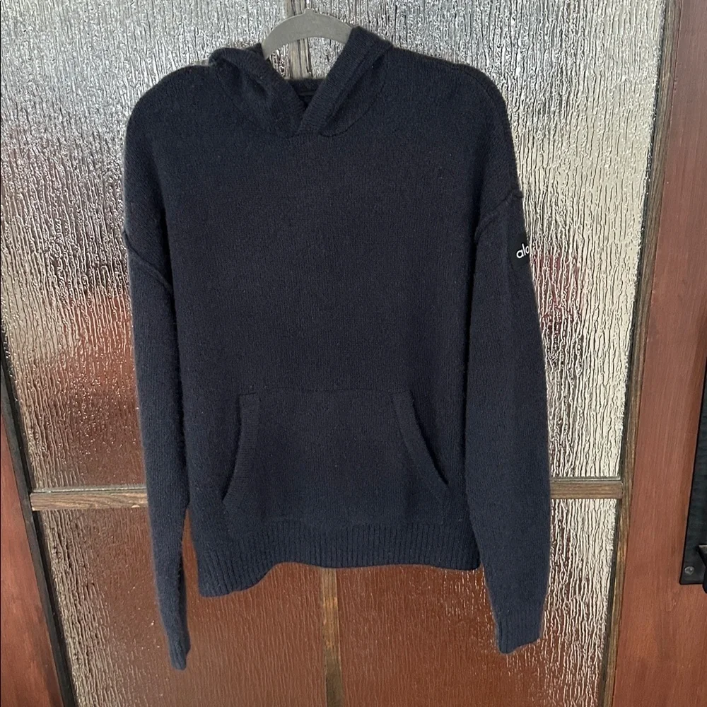Alo Yoga Women’s Black Cashmere New Class Hoodie, Size L, NWT - Picture 12 of 13